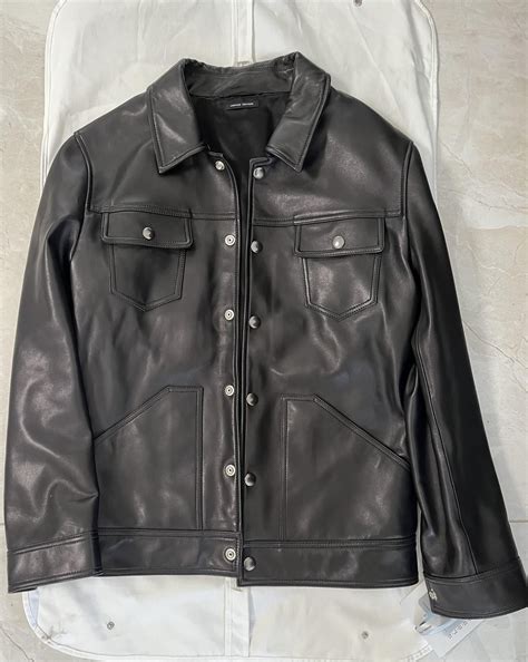 [REVIEW] TF Leather Jacket in Back from La Califfa.